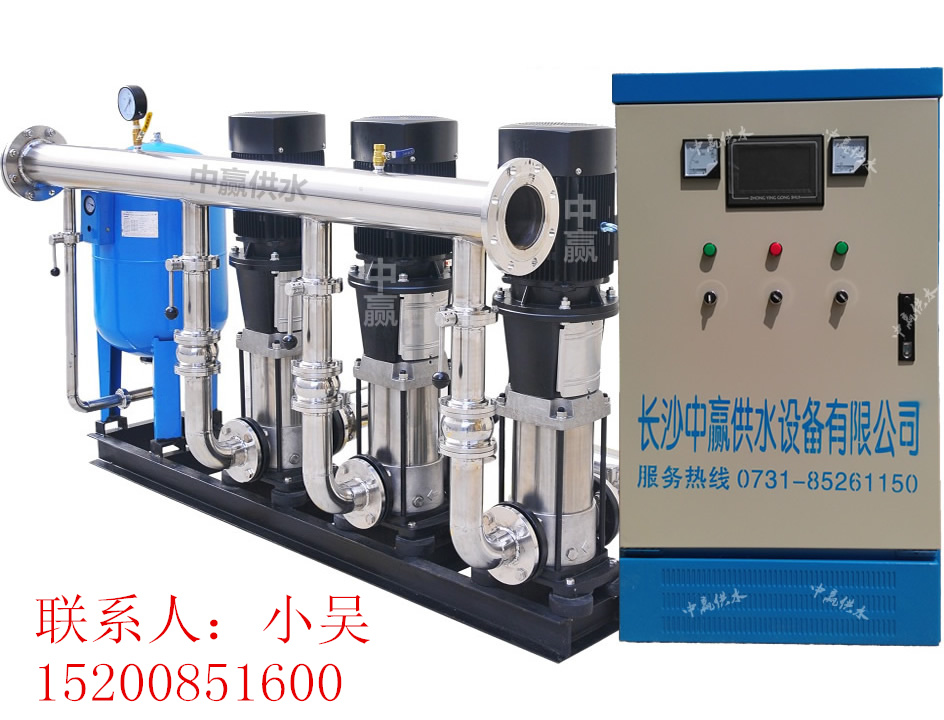變頻恒壓供水設(shè)備哪家好？中贏供水機(jī)器人焊接代替人大勢所趨